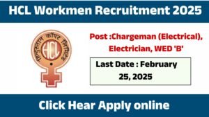 HCL Workmen Recruitment 2025