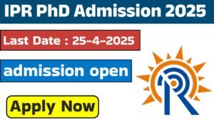 IPR PhD Admission 2025